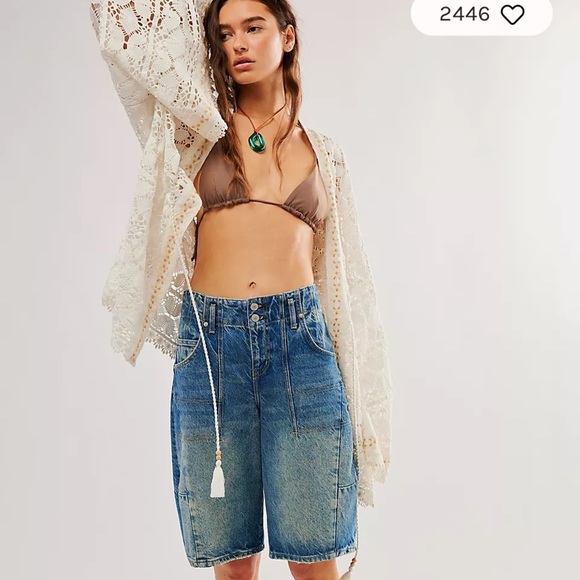 Free People Bell Sleeve Duster NWOT - Picture 3 of 6